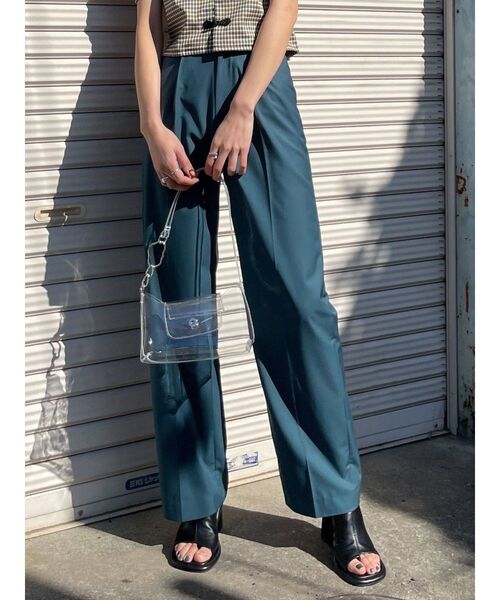 EMODA（エモダ）の「ワイドテーパードパンツ（その他パンツ・レディース・ブラック/オレンジ/グリーン・MEDIUM/SMALL）」の3枚目の写真