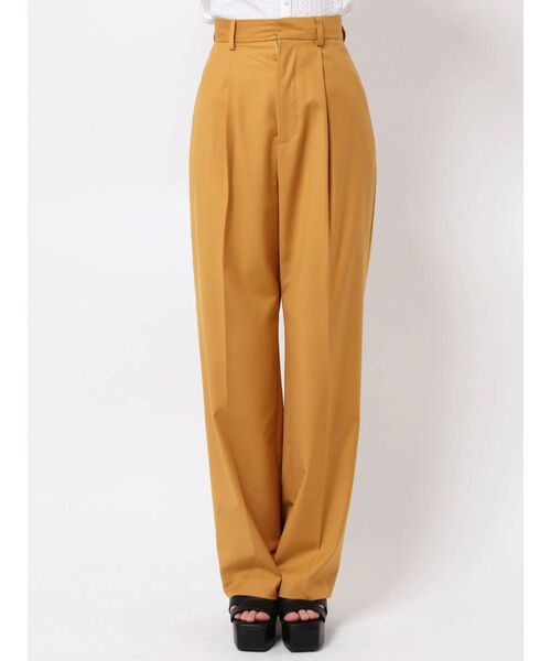 EMODA（エモダ）の「ワイドテーパードパンツ（その他パンツ・レディース・ブラック/オレンジ/グリーン・MEDIUM/SMALL）」の15枚目の写真