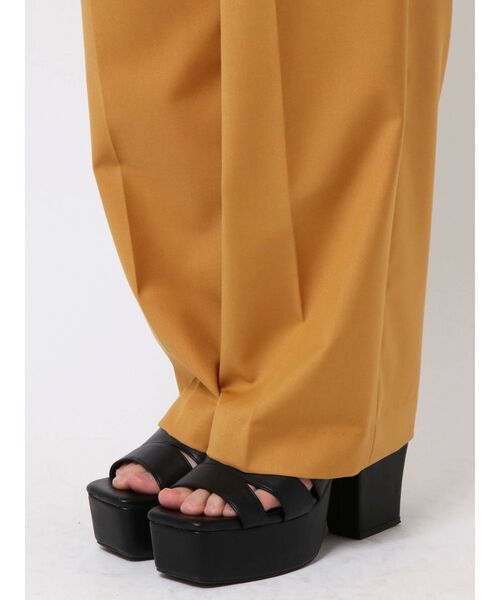 EMODA（エモダ）の「ワイドテーパードパンツ（その他パンツ・レディース・ブラック/オレンジ/グリーン・MEDIUM/SMALL）」の21枚目の写真