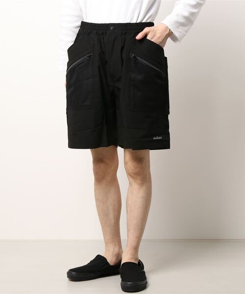 WILD THINGS（ワイルドシングス）の「N/Pu BIG POCKETS MESH SHORTS（その他パンツ・メンズ・ブラック/ベージュ/オリーブ/グレー・M/S/L/XL）」の2枚目の写真