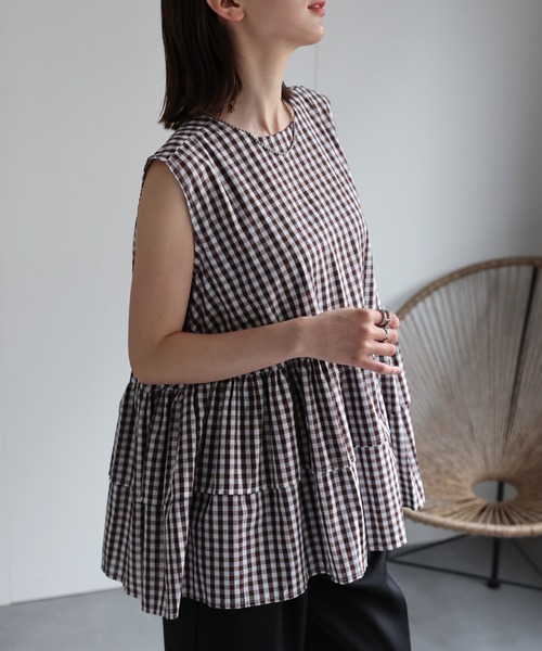 model：162cm 着用サイズ：F