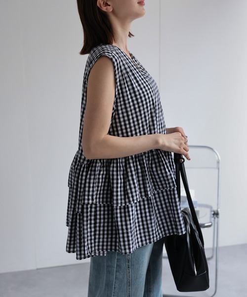 model：162cm 着用サイズ：F
