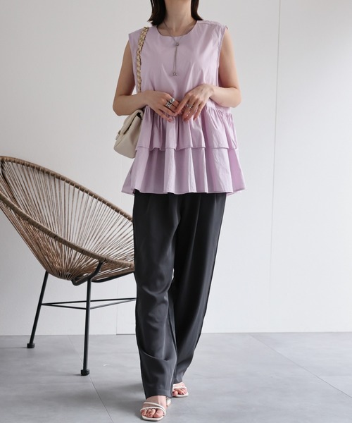 model：162cm 着用サイズ：F