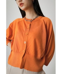 AZUL by moussy | SHEER KNIT CARDIGAN/シアーニットカーディガン(カーディガン/ボレロ)