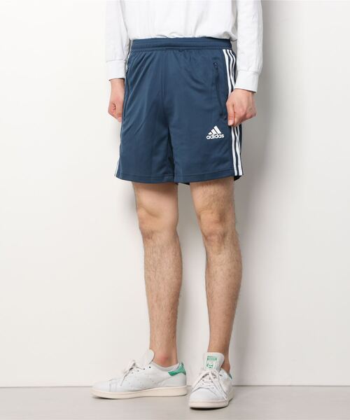 adidas(アディダス)の「アディダス adidas PRIMEBLUE デザインド トゥ ムーブ スポーツ 3ストライプス ショーツ(その他パンツ・メンズ・ネイビー/ブラック・L/M/S/LL/3L)」の1枚目の写真