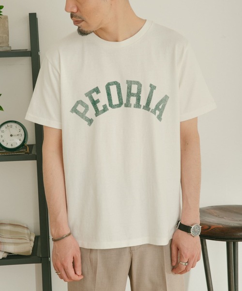 ITEMS URBANRESEARCH（アイテムズ アーバンリサーチ）の「『別注』SCREEN STARS×ITEMS　カスレプリント レタードTシャツ（Tシャツ/カットソー・メンズ・グレー系その他/ブラック/ホワイト・LARGE/MEDIUM）」の10枚目の写真