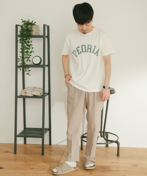 ITEMS URBANRESEARCH（アイテムズ アーバンリサーチ）の「『別注』SCREEN STARS×ITEMS　カスレプリント レタードTシャツ（Tシャツ/カットソー・メンズ・グレー系その他/ブラック/ホワイト・LARGE/MEDIUM）」の13枚目の写真