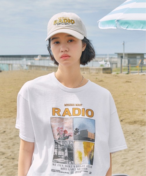 JOURNAL STANDARD(ジャーナルスタンダード)の「【MISHIMA MART/ミシママート】MES レディオ キャップ(キャップ・メンズ・ブラック/ベージュ・FREE)」の1枚目の写真