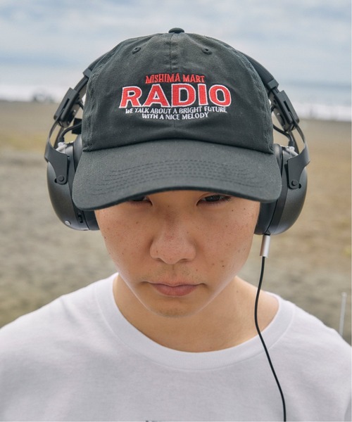 JOURNAL STANDARD(ジャーナルスタンダード)の「【MISHIMA MART/ミシママート】MES レディオ キャップ(キャップ・メンズ・ブラック/ベージュ・FREE)」の2枚目の写真
