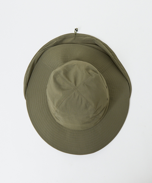 qualite（カリテ）の「【La Maison de Lyllis】シューティングハット（ハット・レディース・ブラック/セージグリーン・フリー）」の7枚目の写真