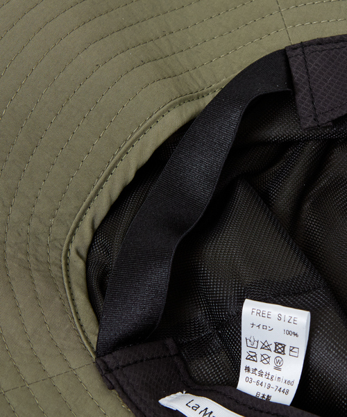 qualite（カリテ）の「【La Maison de Lyllis】シューティングハット（ハット・レディース・ブラック/セージグリーン・フリー）」の11枚目の写真