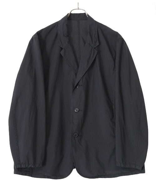 GOLD（ゴールド）の「GOLD / ゴールド：【ONLY ARK】別注 COTTON / SILK CHAMBRAY TAILORED JACKET：22A-GL15044ARK[MUS]（テーラードジャケット・メンズ・ブラック系その他・M/L）」の2枚目の写真