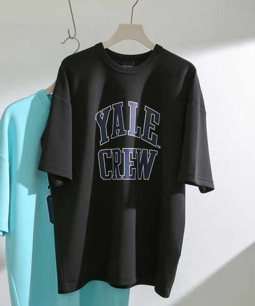 SENSE OF PLACE by URBAN RESEARCH（センスオブプレイスバイアーバンリサーチ）の「『別注』『ユニセックス』YALE×SENSE OF PLACE カレッジロゴTシャツ C（Tシャツ/カットソー・メンズ・ブラック/ライトブルー/ライトベージュ/ホワイト・LARGE/MEDIUM）」の3枚目の写真