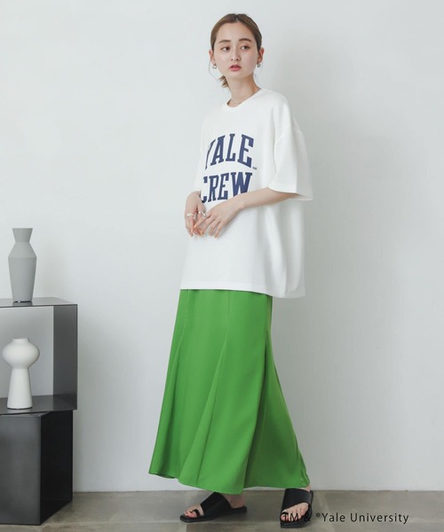 SENSE OF PLACE by URBAN RESEARCH（センスオブプレイスバイアーバンリサーチ）の「『別注』『ユニセックス』YALE×SENSE OF PLACE カレッジロゴTシャツ C（Tシャツ/カットソー・メンズ・ブラック/ライトブルー/ライトベージュ/ホワイト・LARGE/MEDIUM）」の12枚目の写真