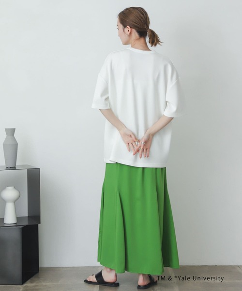 SENSE OF PLACE by URBAN RESEARCH（センスオブプレイスバイアーバンリサーチ）の「『別注』『ユニセックス』YALE×SENSE OF PLACE カレッジロゴTシャツ C（Tシャツ/カットソー・メンズ・ブラック/ライトブルー/ライトベージュ/ホワイト・LARGE/MEDIUM）」の13枚目の写真