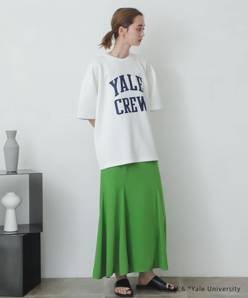 SENSE OF PLACE by URBAN RESEARCH（センスオブプレイスバイアーバンリサーチ）の「『別注』『ユニセックス』YALE×SENSE OF PLACE カレッジロゴTシャツ C（Tシャツ/カットソー・メンズ・ブラック/ライトブルー/ライトベージュ/ホワイト・LARGE/MEDIUM）」の14枚目の写真