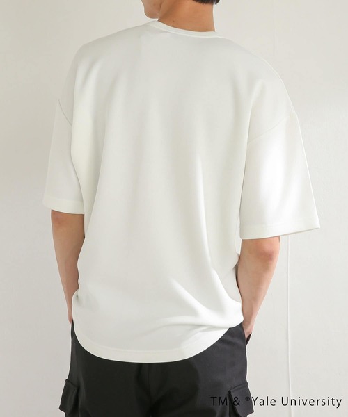 SENSE OF PLACE by URBAN RESEARCH（センスオブプレイスバイアーバンリサーチ）の「『別注』『ユニセックス』YALE×SENSE OF PLACE カレッジロゴTシャツ C（Tシャツ/カットソー・メンズ・ブラック/ライトブルー/ライトベージュ/ホワイト・LARGE/MEDIUM）」の17枚目の写真