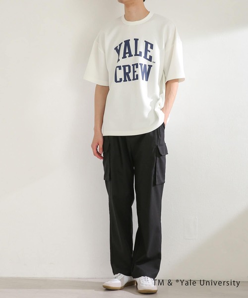 SENSE OF PLACE by URBAN RESEARCH（センスオブプレイスバイアーバンリサーチ）の「『別注』『ユニセックス』YALE×SENSE OF PLACE カレッジロゴTシャツ C（Tシャツ/カットソー・メンズ・ブラック/ライトブルー/ライトベージュ/ホワイト・LARGE/MEDIUM）」の18枚目の写真