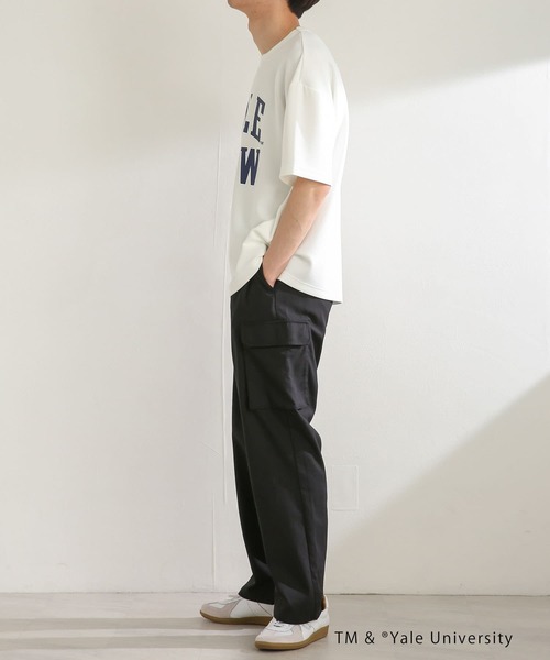 SENSE OF PLACE by URBAN RESEARCH（センスオブプレイスバイアーバンリサーチ）の「『別注』『ユニセックス』YALE×SENSE OF PLACE カレッジロゴTシャツ C（Tシャツ/カットソー・メンズ・ブラック/ライトブルー/ライトベージュ/ホワイト・LARGE/MEDIUM）」の19枚目の写真