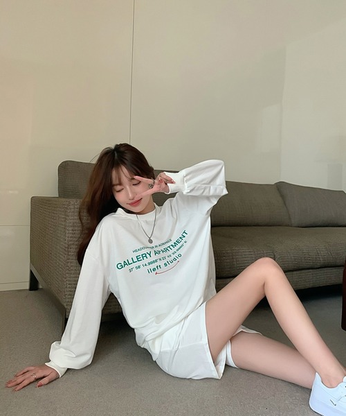 【未使用】FR2 レディース　ジップアップシャツ！ Fashion Letter 高撥水オープンカラーシャツセットアップ（男女