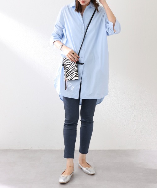 Pal collection（パルコレクション）の「ハラコ風ジップ付スマホポシェット（ショルダーバッグ・レディース・ホワイト/ホワイト系その他/ブラック系その他3・FREE）」の4枚目の写真