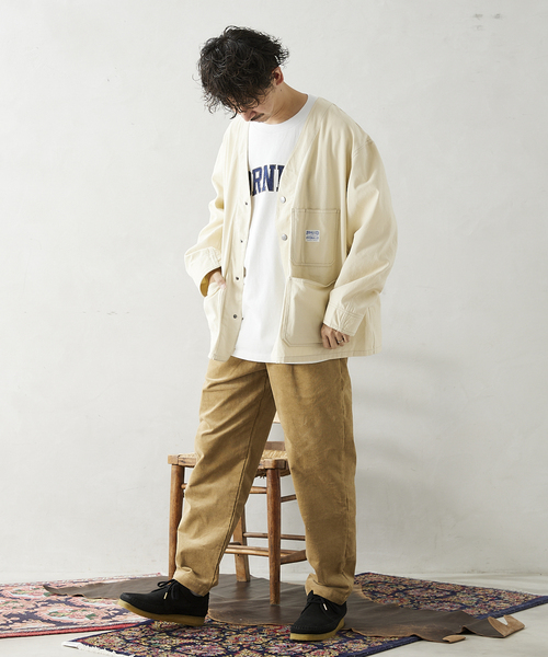 JOURNAL STANDARD relume(ジャーナルスタンダード レリューム)の「CALIFORNIA コーデュロイ シェフパンツ(その他パンツ・メンズ・ブラック/グレー/ブラウン/ベージュ/カーキ/サックスブルー・SMALL/MEDIUM/LARGE/X-LARGE)」の16枚目の写真