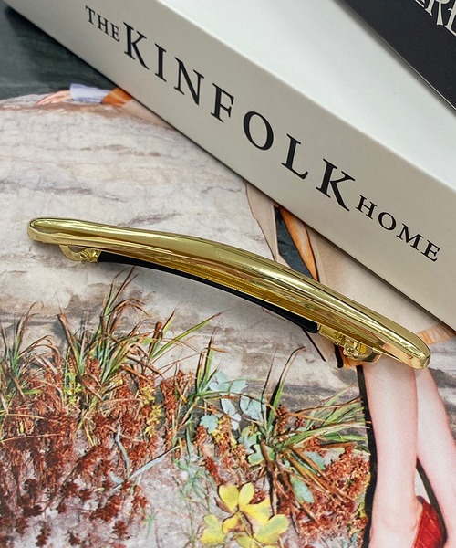 apres jour mignon(アプレジュールミニョン)の「【apresjour mignon×ARIAZ】メタルバーバレッタ(バレッタ/ヘアクリップ・レディース・シルバー/ゴールド・ONESIZE)」の4枚目の写真