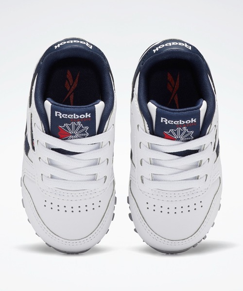 Reebok(リーボック)の「クラシックレザー ステップン フラッシュ / CLASSIC LEATHER Step 'n' Flash(スニーカー・キッズ・ホワイト×ネイビー/ホワイト×ピンク・13.0cm/14.0cm/12cm/16.0cm/15.0cm)」の13枚目の写真