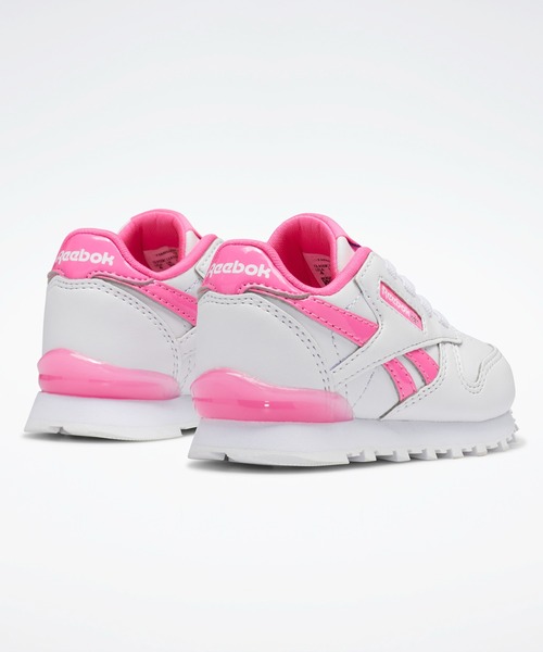 Reebok(リーボック)の「クラシックレザー ステップン フラッシュ / CLASSIC LEATHER Step 'n' Flash(スニーカー・キッズ・ホワイト×ネイビー/ホワイト×ピンク・13.0cm/14.0cm/12cm/16.0cm/15.0cm)」の12枚目の写真