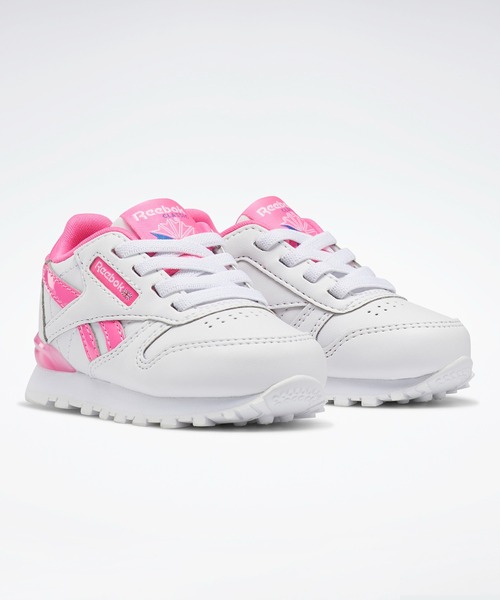 Reebok(リーボック)の「クラシックレザー ステップン フラッシュ / CLASSIC LEATHER Step 'n' Flash(スニーカー・キッズ・ホワイト×ネイビー/ホワイト×ピンク・13.0cm/14.0cm/12cm/16.0cm/15.0cm)」の14枚目の写真