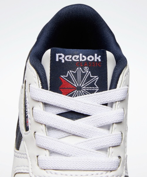 Reebok(リーボック)の「クラシックレザー ステップン フラッシュ / CLASSIC LEATHER Step 'n' Flash(スニーカー・キッズ・ホワイト×ネイビー/ホワイト×ピンク・13.0cm/14.0cm/12cm/16.0cm/15.0cm)」の10枚目の写真