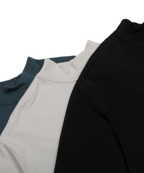 ASCLO(エジュクロ)の「ASCLO High Neck Short Sleeve T Shirt(Tシャツ/カットソー・メンズ・ブラック/アイボリー/ダークブルー・FREE)」の10枚目の写真