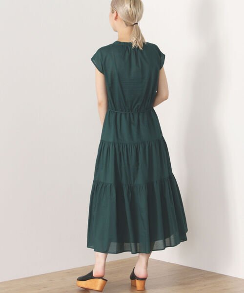 BEAMS HEART（ビームスハート）の「BEAMS HEART / スキッパー ティアード ワンピース（ワンピース・レディース・ネイビー/グリーン/その他/その他1・FREE）」の10枚目の写真