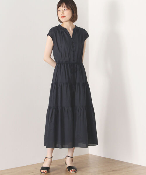 BEAMS HEART（ビームスハート）の「BEAMS HEART / スキッパー ティアード ワンピース（ワンピース・レディース・ネイビー/グリーン/その他/その他1・FREE）」の19枚目の写真