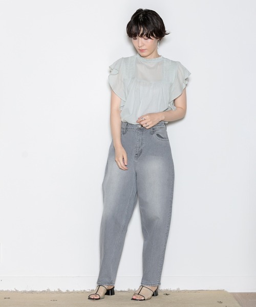 Healthy denim(ヘルシーデニム)の「Healthy denim MOSS(デニムパンツ・レディース・グレー・23/25/24)」の8枚目の写真