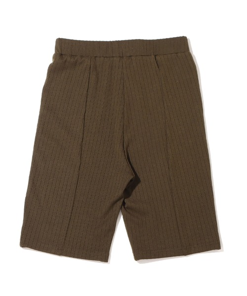 atmos pink(アトモスピンク)の「atmos pink バイカラー リブバイカーパンツ(その他パンツ・レディース・ネイビー/ブラウン・S/M)」の8枚目の写真