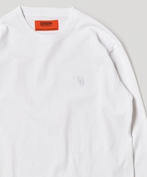 【UNIVERSAL OVERALL】ワンポイント刺繍ロングスリーブTシャツ / EMBROIDERY LONG SLEEVE
