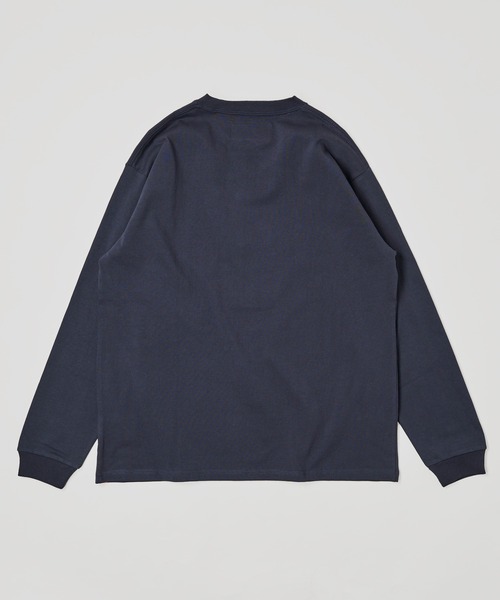 UNIVERSAL OVERALL（ユニバーサルオーバーオール）の「【UNIVERSAL OVERALL】ワンポイント刺繍ロングスリーブTシャツ / EMBROIDERY LONG SLEEVE（Tシャツ/カットソー・メンズ・ホワイト/ブラック/ネイビー/グリーン/ベージュ/チャコールグレー/オートミール・X-LARGE/MEDIUM/LARGE/SMALL）」の19枚目の写真