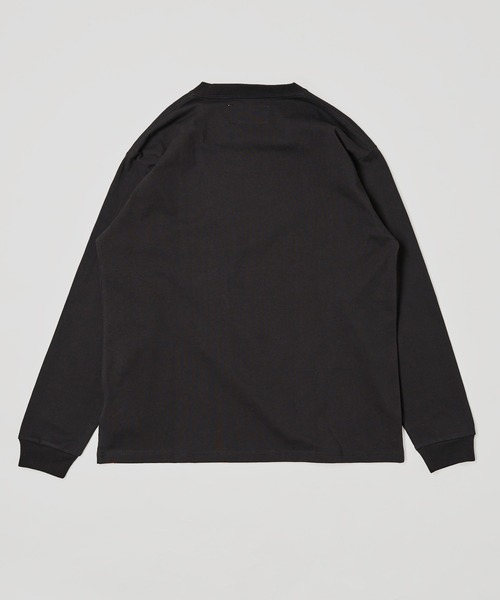 UNIVERSAL OVERALL（ユニバーサルオーバーオール）の「【UNIVERSAL OVERALL】ワンポイント刺繍ロングスリーブTシャツ / EMBROIDERY LONG SLEEVE（Tシャツ/カットソー・メンズ・ホワイト/ブラック/ネイビー/グリーン/ベージュ/チャコールグレー/オートミール・X-LARGE/MEDIUM/LARGE/SMALL）」の15枚目の写真