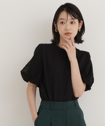 NATURAL BEAUTY BASIC | キカレースドッキングブラウス(シャツ/ブラウス)