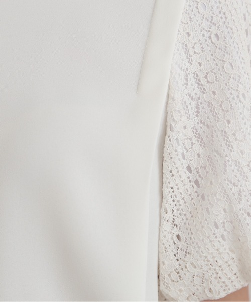 NATURAL BEAUTY BASIC（ナチュラルビューティーベーシック）の「キカレースドッキングブラウス（シャツ/ブラウス・レディース・ブラック/レッド/オフホワイト・SMALL/MEDIUM）」の20枚目の写真