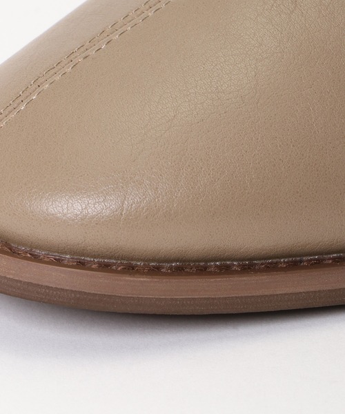 ikka（イッカ）の「ストレッチセンターシームハーフブーツ（ブーツ・レディース・オフホワイト/ブラック/ベージュ・M/L）」の13枚目の写真