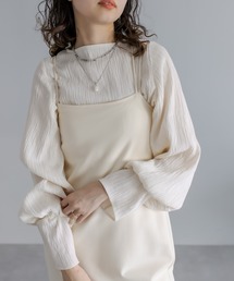 mystic | ヨウリュウパフスリーブブラウス(シャツ/ブラウス)