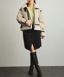 Alpha Industries | B-3フェイクムートン ショートブルゾン(ブルゾン)