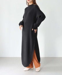 HER CLOSET（ハークローゼット）の「 【HER CLOSET】ラウンドニットワンピース ROUND KNIT DRESS（ワンピース）」