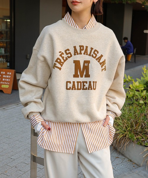 andme（アンドミー）の「カラーストライプ長袖シャツブラウス（シャツ/ブラウス・レディース・ホワイト×グリーン/ホワイト×ピンク/ホワイト×ライトグレー/ホワイト×イエロー/ホワイト×ブルー/ホワイト×パープル/キャメル・M/L）」の15枚目の写真