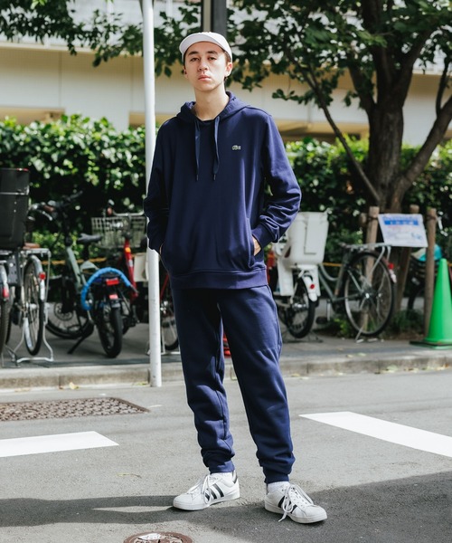 LACOSTE（ラコステ）の「LACOSTE/ラコステ SPORT Fleece Hoodie パーカー（パーカー・メンズ・ブラック/ブルー・L/XL/S/M）」の19枚目の写真
