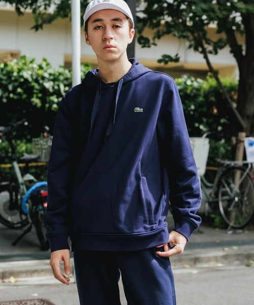 LACOSTE（ラコステ）の「LACOSTE/ラコステ SPORT Fleece Hoodie パーカー（パーカー・メンズ・ブラック/ブルー・L/XL/S/M）」の15枚目の写真