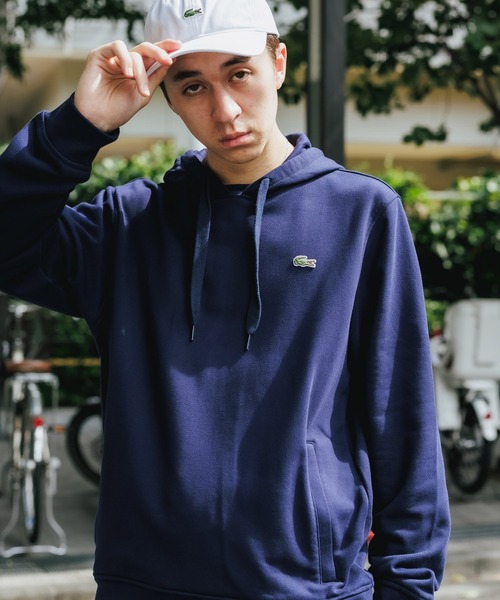 LACOSTE（ラコステ）の「LACOSTE/ラコステ SPORT Fleece Hoodie パーカー（パーカー・メンズ・ブラック/ブルー・L/XL/S/M）」の17枚目の写真