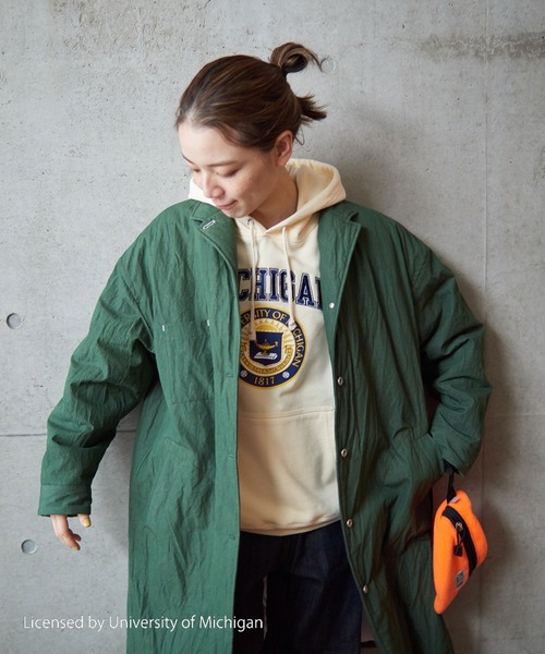 PAR ICI（パーリッシィ）の「コットンナイロンウェザー EDODAKIチェスターコート（チェスターコート・レディース・グリーン/ベージュ/チャコールグレー/グレー/グリーン系その他・FREE）」の13枚目の写真